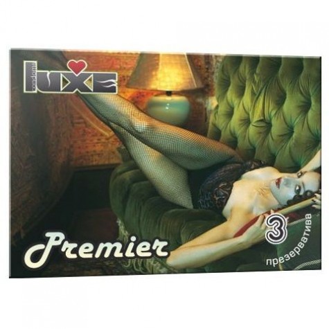 Презервативы Luxe Premier - 3 шт.