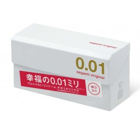 Супер тонкие презервативы Sagami Original 0.01 - 10 шт.