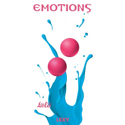 Ярко-розовые вагинальные шарики без сцепки Emotions Lexy Small