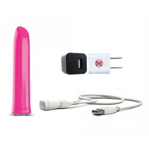 Розовый мини-вибратор Tango Pink USB rechargeable